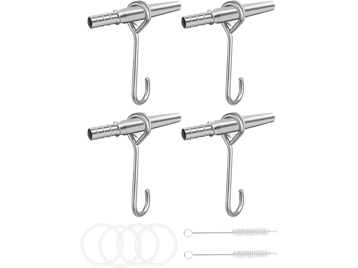 Kit Com 4 Torneiras De Aço Inoxidável Para Xarope De Bordo – Conjunto