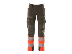 Calças Grandes Com Bolsos Para Joelheiras Accelerate Safe 19179 Verde 46 / 35 MASCOT