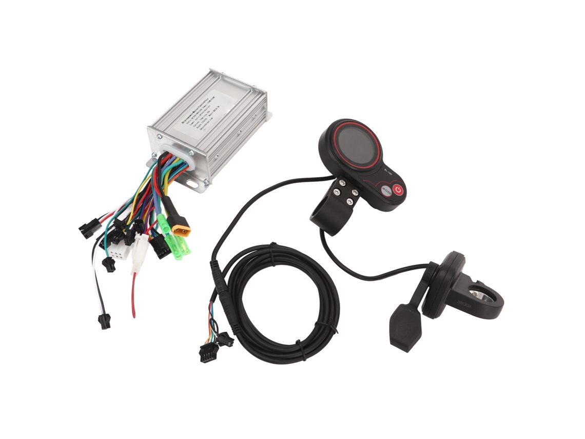 Rebe-controlador De Motor Brushless 36v-60v 350w-450w 18a Com Painel Lcd Sl100 B1 E Acelerador Para Bicicletas Elétricas E Patinetes