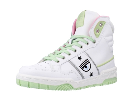 Sapatos de Mulher CHIARA FERRAGNI High Tecido Branco (40)