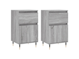 Sideboard, Sideboards Vidaxl Cinzeto Madeira Processada (n/a)