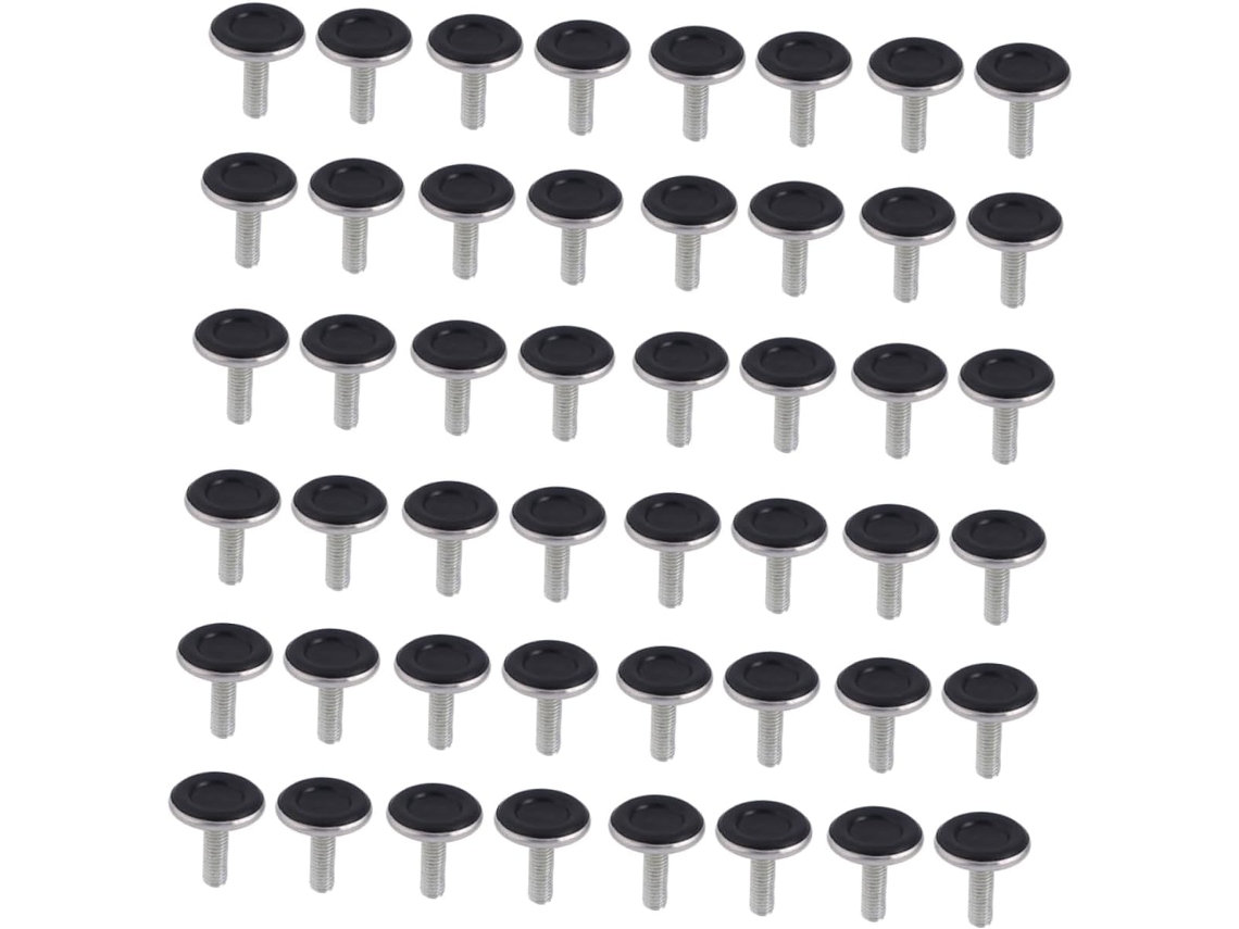 Conjunto De 48 Niveladores Móveis Ajustáveis Em Metal Para Mesas E Cadeiras, Em Aço Inoxidável Peças Para Casa