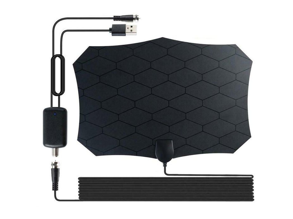 Antena Interna Para Tv Digital Com Alcance De 240 Milhas , Compatível Com Hd 1080p. Aquaforge (386 Km)