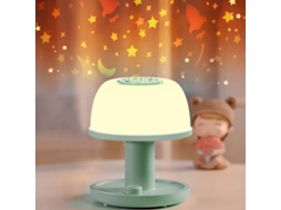 Lâmpada de Noite para Bebê, Projetor de Estrelas, LED, Ajustável, Portátil, Recarregável, Presente