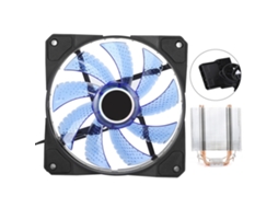Resfriador De Cpu Radiador Ultra-silencioso Com 4 Calodutos De Latão Para Computador Desktop Azul
