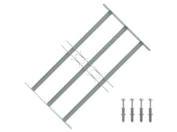Vidaxl Janela Grelhas 500-650 Mm Aço Galvanizado Ouro