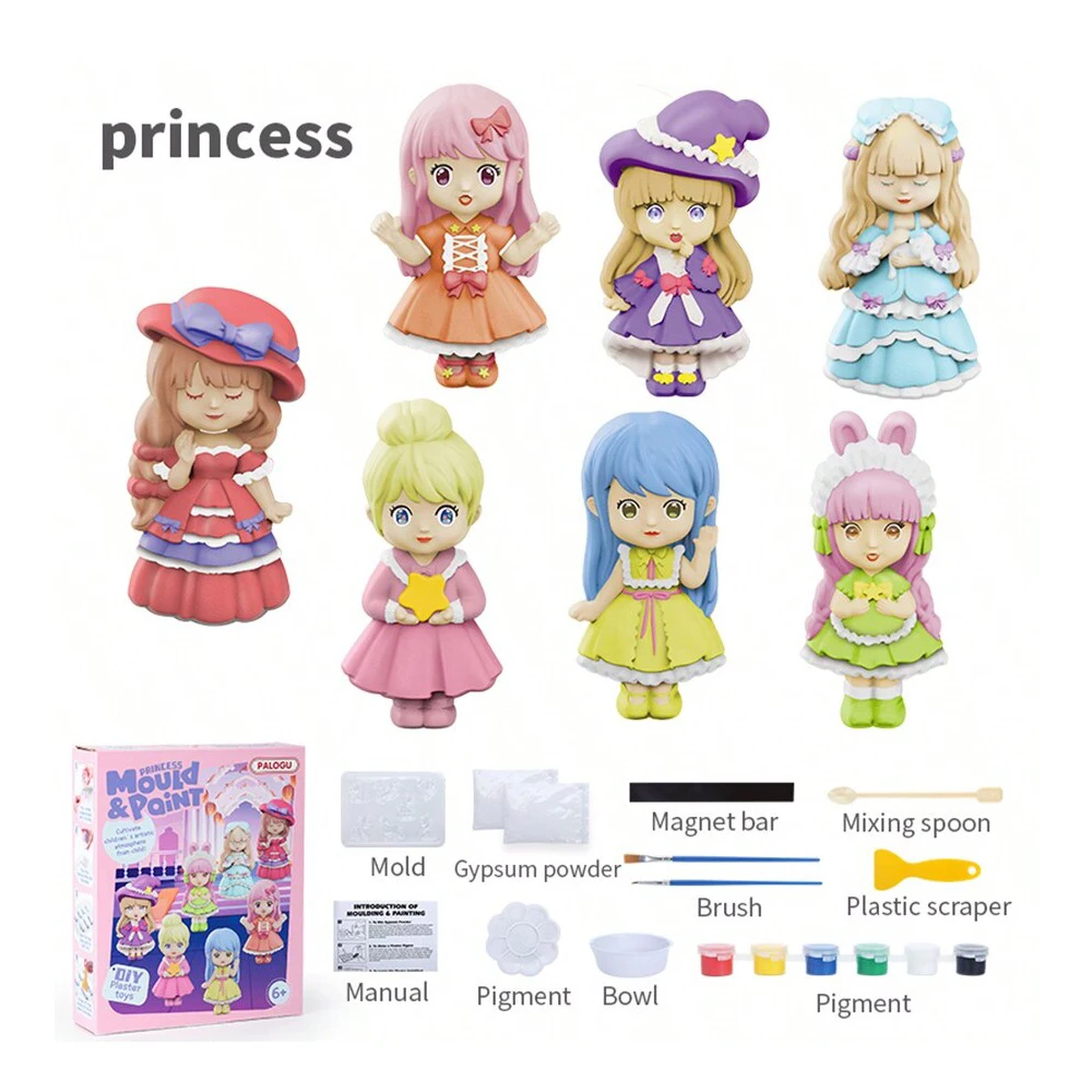 Conjunto De Arte E Artesanato Infantil (princesa) - Kit De Ferramentas Para Pintura