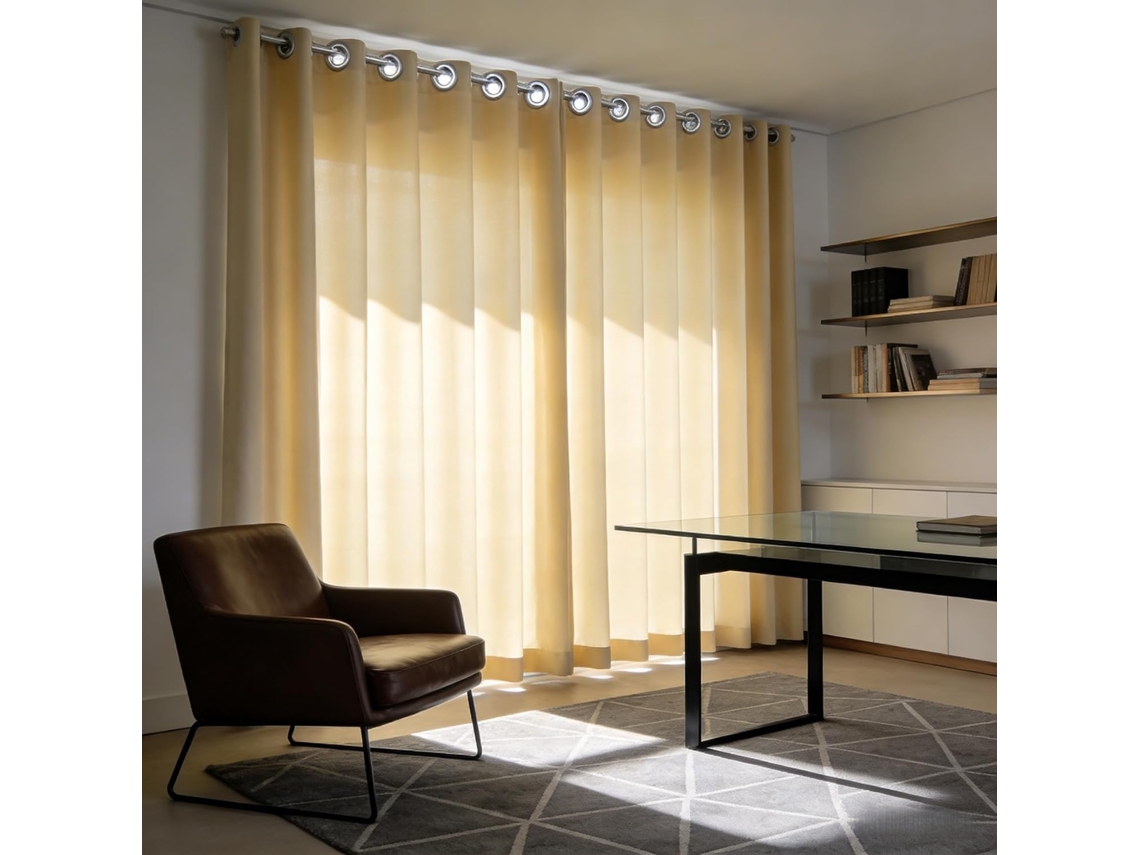 Cortinas Blackout 60 X 70 Cm Com Redução De Ruído, Opacas, Bloqueio De Luz, Proteção Uv 1