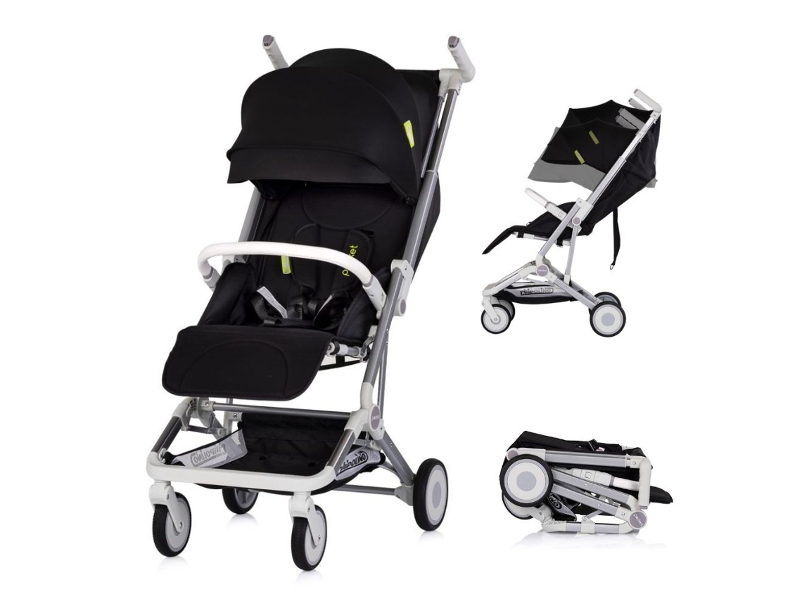 Carrinho De Bebé Pocket Leve Até 22 Kg - Chipolino - Noir