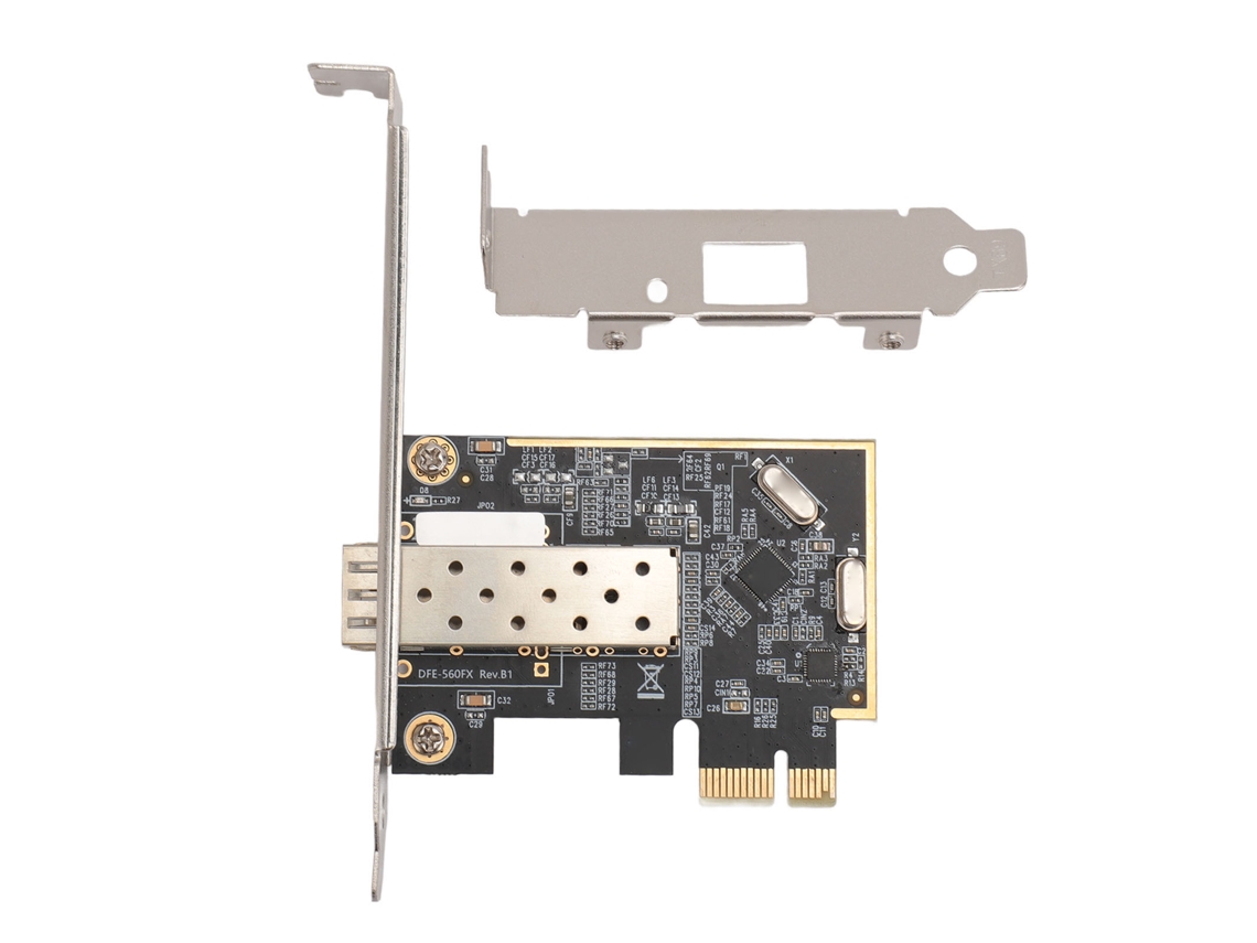 Adaptador de Rede LAXISCREED Pci e Sfp Fast Ethernet