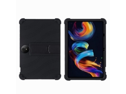 Capa De Silicone Anti‑choque Halinuia Com Suporte, Cor Preta Para Tablet Tcl Nxtpaper 11 Plus