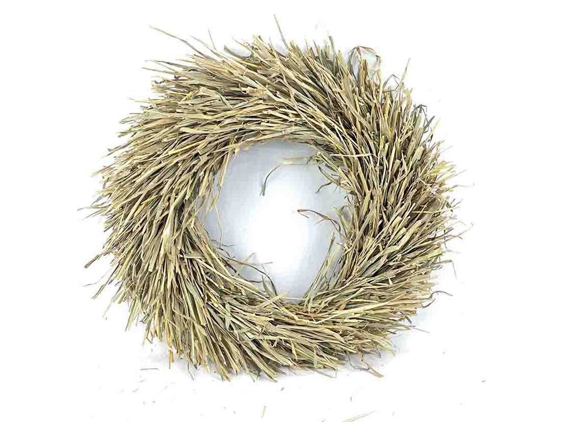 Laxiscreed Guiador De 40cm Com Guirlanda De Palha Para Porta Decoração De Páscoa E Natal