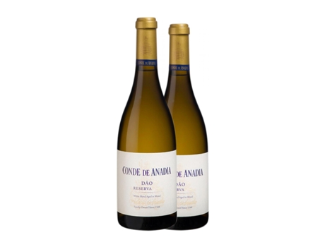 Vinho branco CONDE DE ANADIA Blanco Dão Reserva (0.75 L - 2 Unidades)