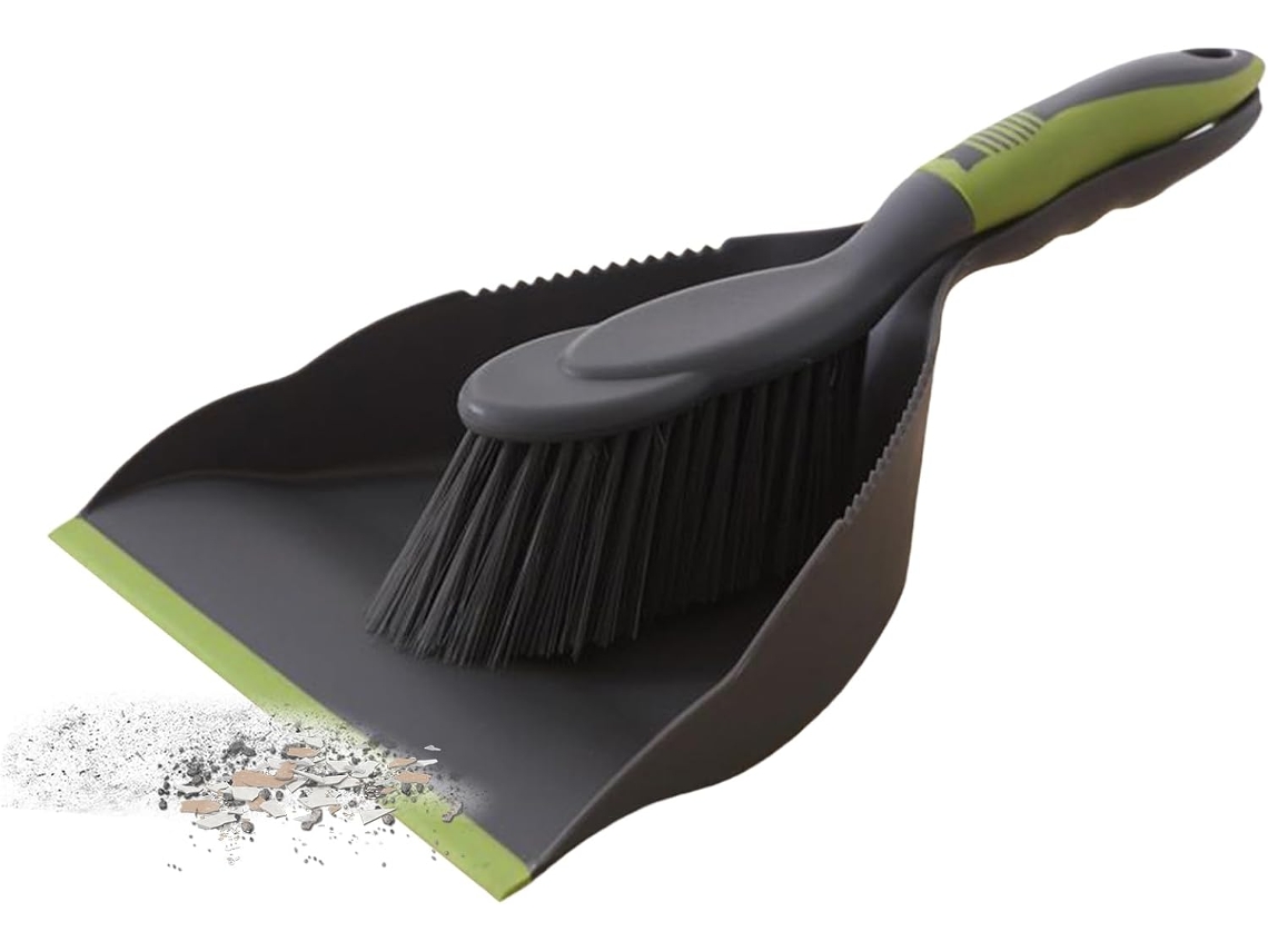 Conjunto De Vassoura E Pá Lixo Manual Ergonômico, Leve, Multifuncional E Eficiente