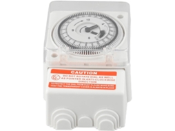 Interruptor Temporizador Mecânico Para Trilho Din Ac220v Cinza