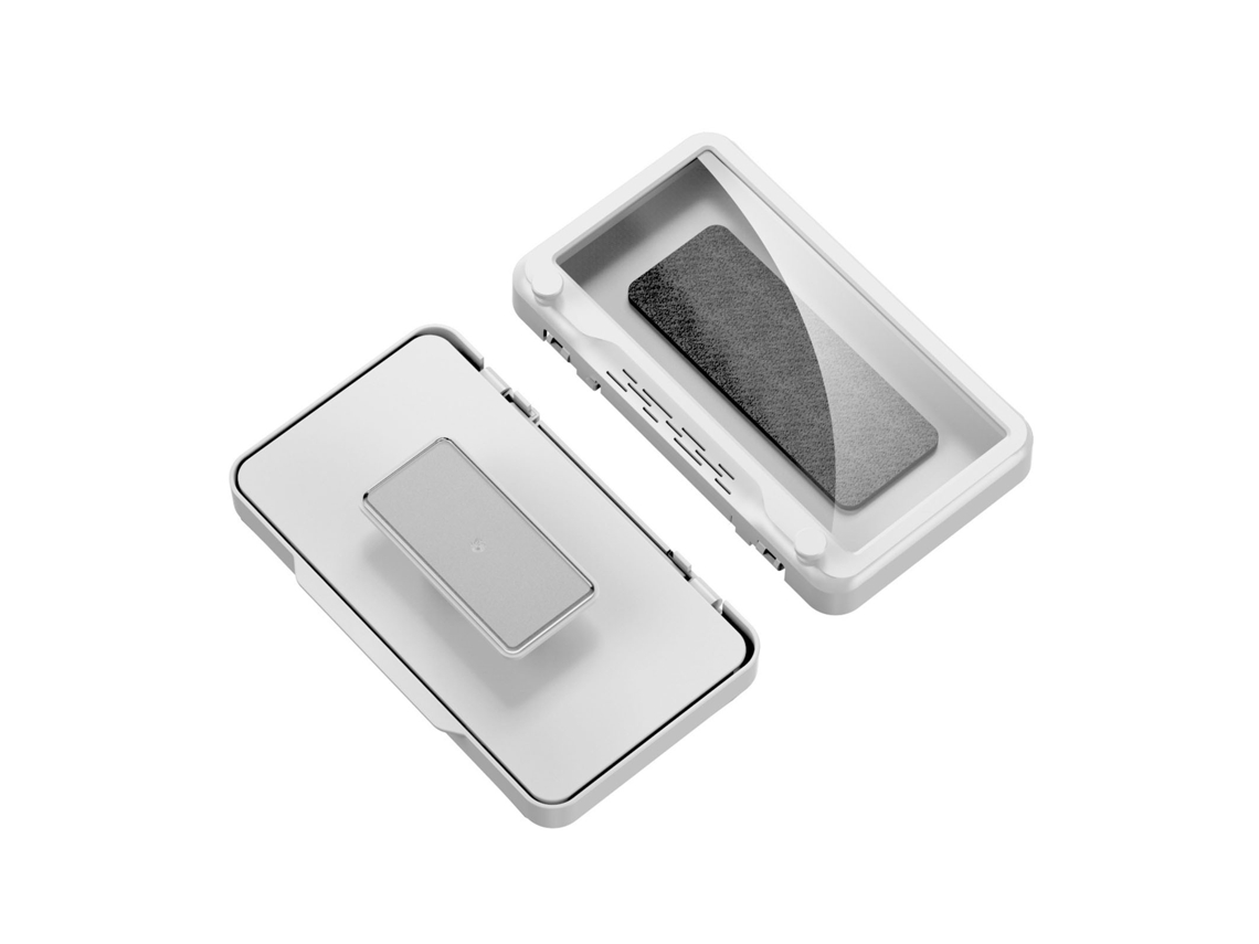 Capa Para Celular À Prova D'água, Suporte Telefone Chuveiro, De Parede, Rotação 360°, Tela Sensível Ao Toque, Branco