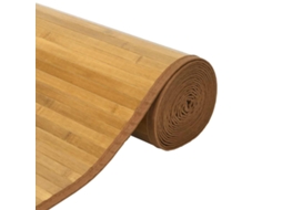 Tapete Retangular 70x300 Cm Bambu Cor Natural