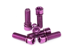 Conjunto de Parafusos Da Haste Solid 6 Unidades Prateado 8 X 25 Mmsaltbmx