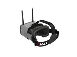 Emax Transporter 2 Óculos Fpv 4.3" 800*480 5.8g 40ch Monitor Removível Antenas Duplas Bateria 1300mah Dvr 32gb para Drones Rc MDUG