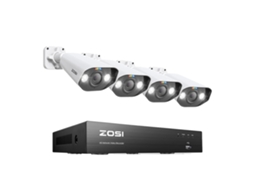 Kit De Vigilância Por Vídeo Zosi Poe, Resolução De 5mp, 4 Câmeras Incluídas,4pcs 5mp Camera,2t Oem