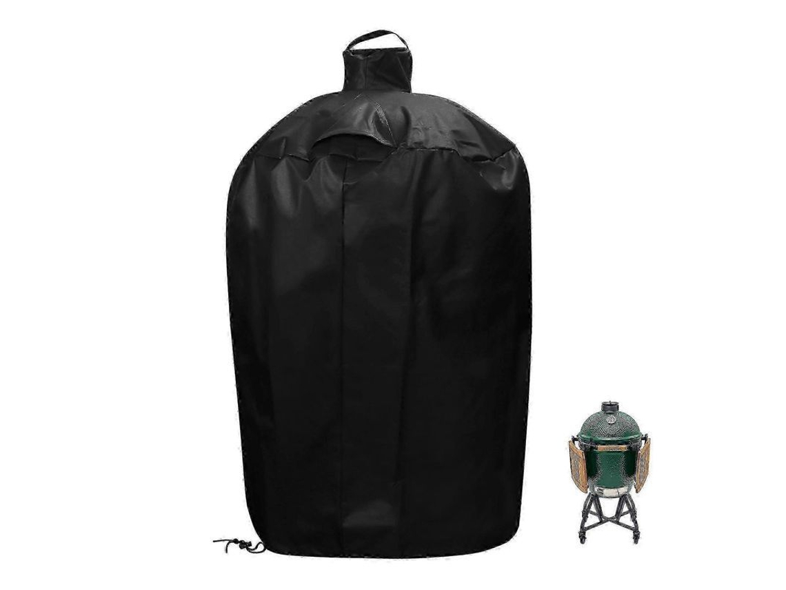Capa Protetora Para Churrasqueiras Kamado Grandes, Resistente E Durável, Compatível Com Os Modelos Classic Joe E Big Green Egg De 25 A 26 Polegadas.