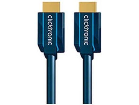 Cabo HDMI CLICKTRONIC (12.5 m - Azul)