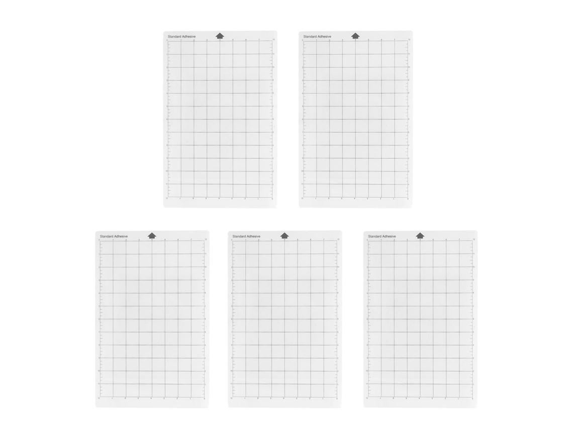 Conjunto de 5 peças de base de corte com adesivo de fixação 12x8 polegadas para Silhouette Cameo