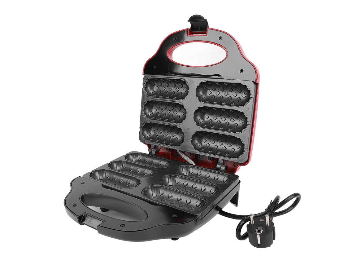 Laxiscreed Máquina De Waffle Para Cachorro-quente, Multifuncional Com Revestimento Antiaderente