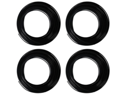 4x Filamentos Para Caneta 3d Pla De 1,75 Mm 10m Aquaforge (pla Preto)