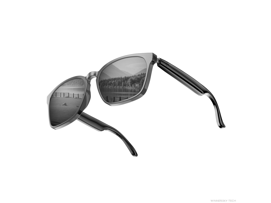 Óculos Inteligentes Bluetooth 5.4 Com Lentes Fotocrómicas E Áudio Hd