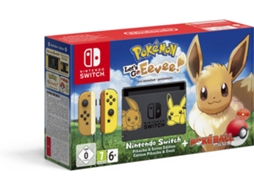 Consola Nintendo Switch + Let's Go Evee + PokéBall