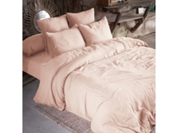 Capa de Edredom 200 X 200 Cm Gaïa Marshmallow Leffet Papillon