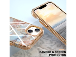 Capa Lurelia 3 Em 1 Galvanizada, Iphone 6 Plus, Multicor, Formato Cómodo