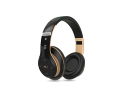 Auscultadores Bluetooth TRUMSEN A6S Over Ear Ouro Preto