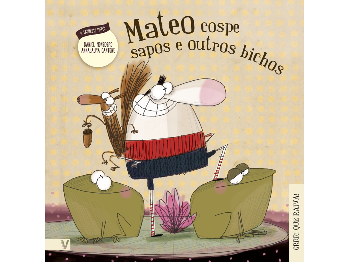 Livro Mateo Cospe Sapos E Outros Bichos de Daniel Monedero (Português)