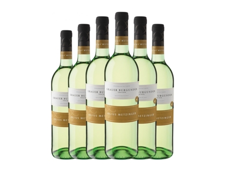 Vinho branco JULIUS METZINGER Pinot Cinza Seco Pfälz (0.75 L - 6 Unidades)