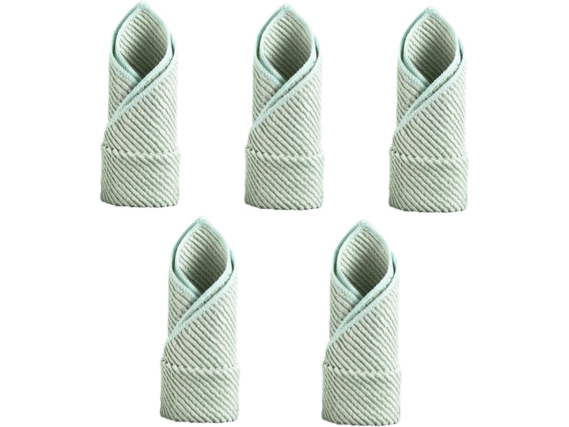 Conjunto De 5 Panos Prato Práticos, Absorventes E Duráveis, Ideais
