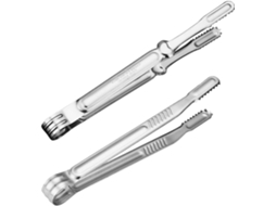 Conjunto De 2 Peças Dechous Pinças Para Churrasco, Sanduíches E Pão, Em Aço Inoxidável, Para Uso Na Cozinha E Ao Ar
