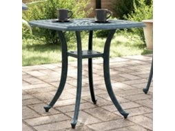 Vidaxl Mesa De Jardim 53x53x53 Cm Alumínio Fundido Verde