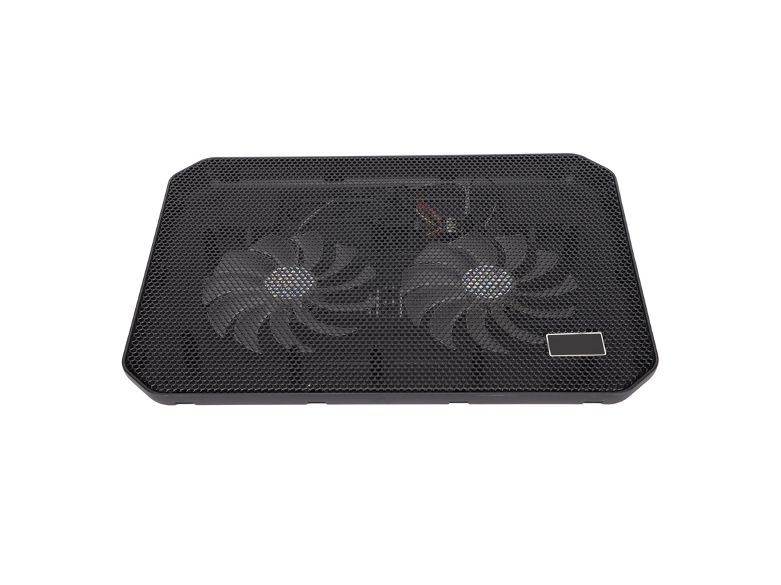 Resfriador De Notebook Com Duas Ventoinhas, Dissipação Rápida, Suporte Para 17 Polegadas.