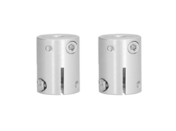2pcs Acoplamentos De Eixo De Aluminio 6mm A 6mm Alta Carga Fixação Segura Facil Instalação