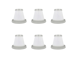 Conjunto De 6 Filtros Hepa De Reposição Para Aspirador De Pó Deerma Dx118c E Dx128c.
