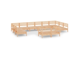 Garden Lounge Set, Garden Lounge Sets Vidaxl Marrom Madeira De Pinho (n/a)
