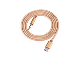 Cabo Adaptador de Áudio Type c para 3,5mm EOOCOO para transmissão de áudio