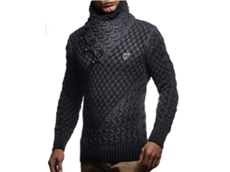Jersey de Ponto Fasst Slim com Gola de Tortuga para Homem S/MARCA