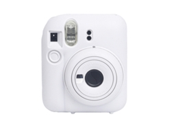 Capa Protetora De Silicone Macio Para Fujifilm Instax Mini 12 Branca