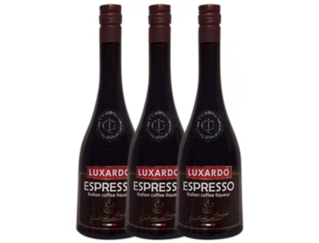 Licores Luxardo Espresso Coffee Licor de Café 70 cl (Caixa de 3 unidades)