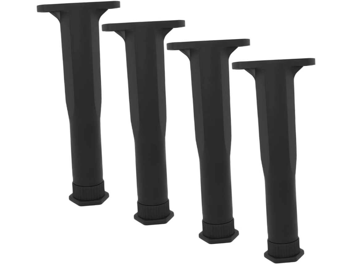 Operitacx Conjunto De 4 Pés Suporte Ajustáveis Para Móveis, Resistentes, Para Cama, Armário E Mesa Altura