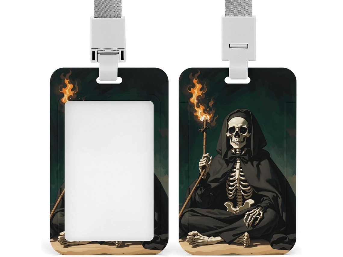 Clipe Crachá, Porta Crachá Elegante Com Cordão Identificação, Ideal Escritórios, Reuniões De Negócios