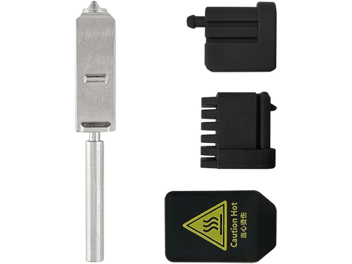 Conjunto De Bico Hotend Para Impressora 3d, Com Capa De Metal E Silicone